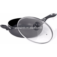 Panela Jumbo antiaderente / Saute Pan Grey 11 polegadas (5,5-Quart) - Frigideira Panela com tampa de vidro - Cofre com a máquina de lavar louça by Utop